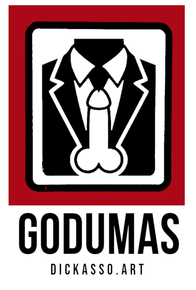 GODUMAS by DICKASSO - Greed corporate suit sticker