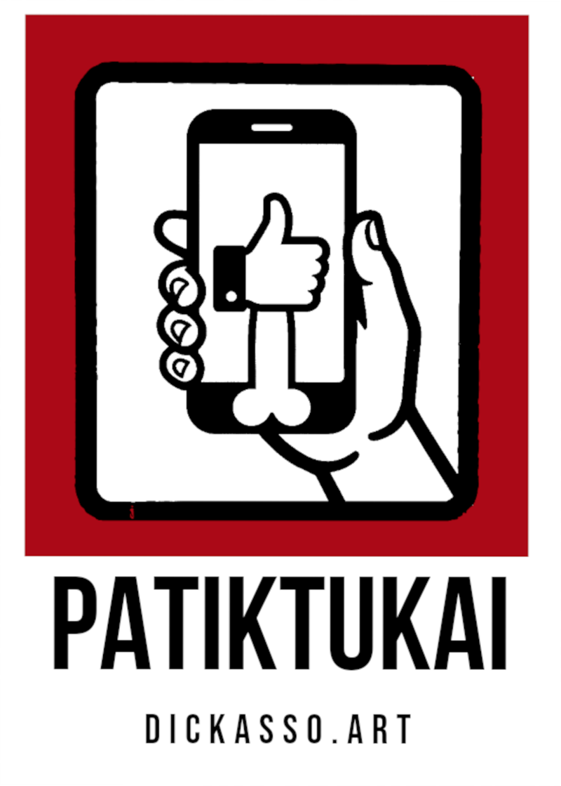PATIKTUKAI by DICKASSO - Social media like validation sticker